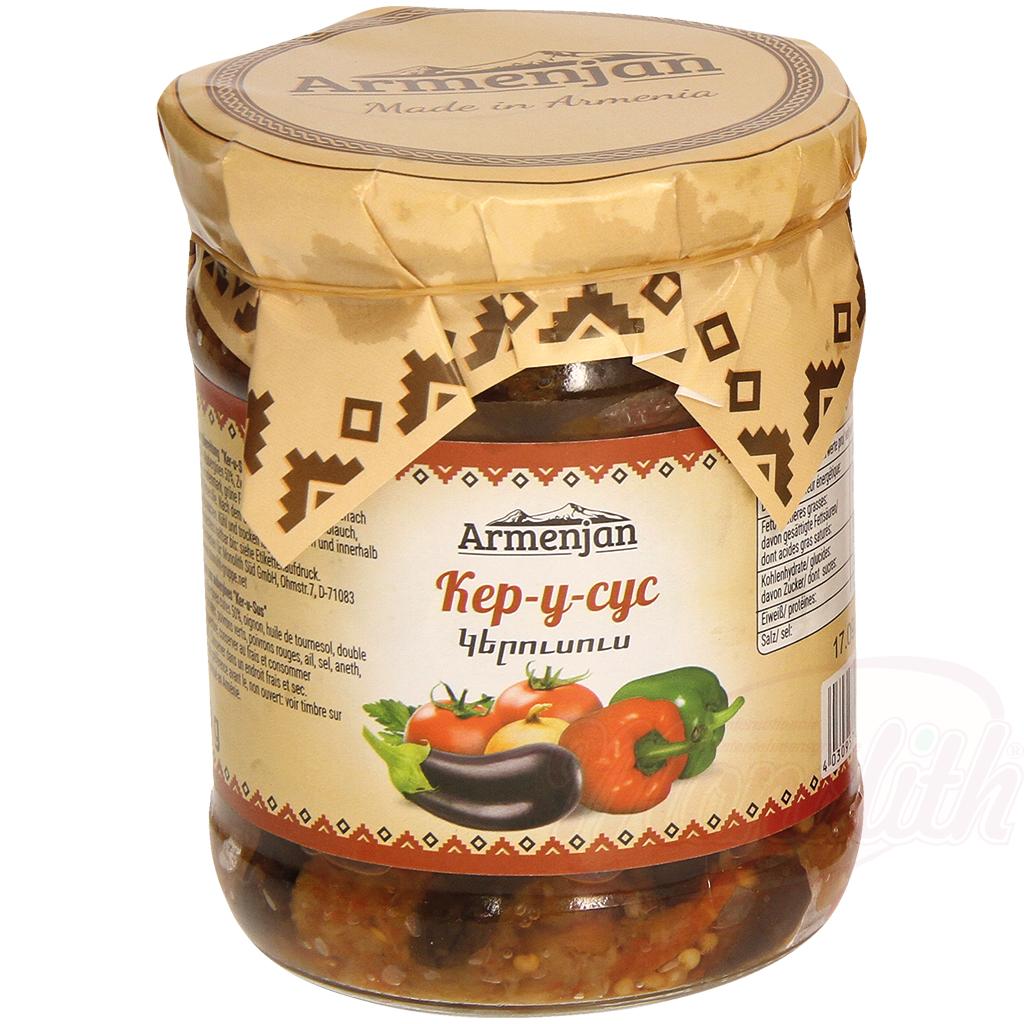 Préparation daubergines Ker-u-Sus 470g, Баклажаны "Ker-u-sus" по-армянски