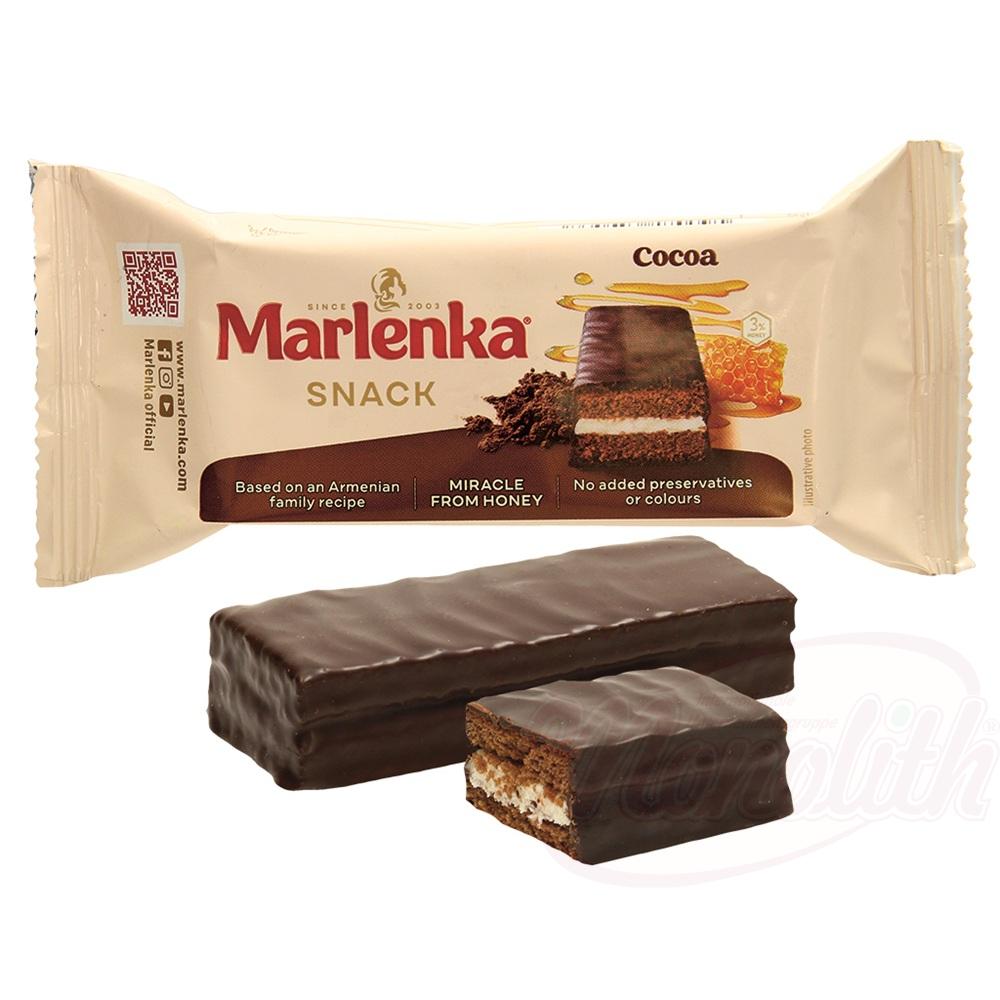Gâteau snacké au goût de cacao et fourré de crème (34%) dans un glaçage gras au cacao, surgelé 50G. Снек со вкусом какао и кремовой начинкой (34 %) в какао-глазури, замороженный