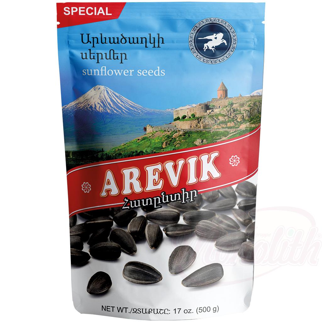 Graines de tournesol noires grillées, 500g. Семена (семечки) подсолнечника жареные неочищенные