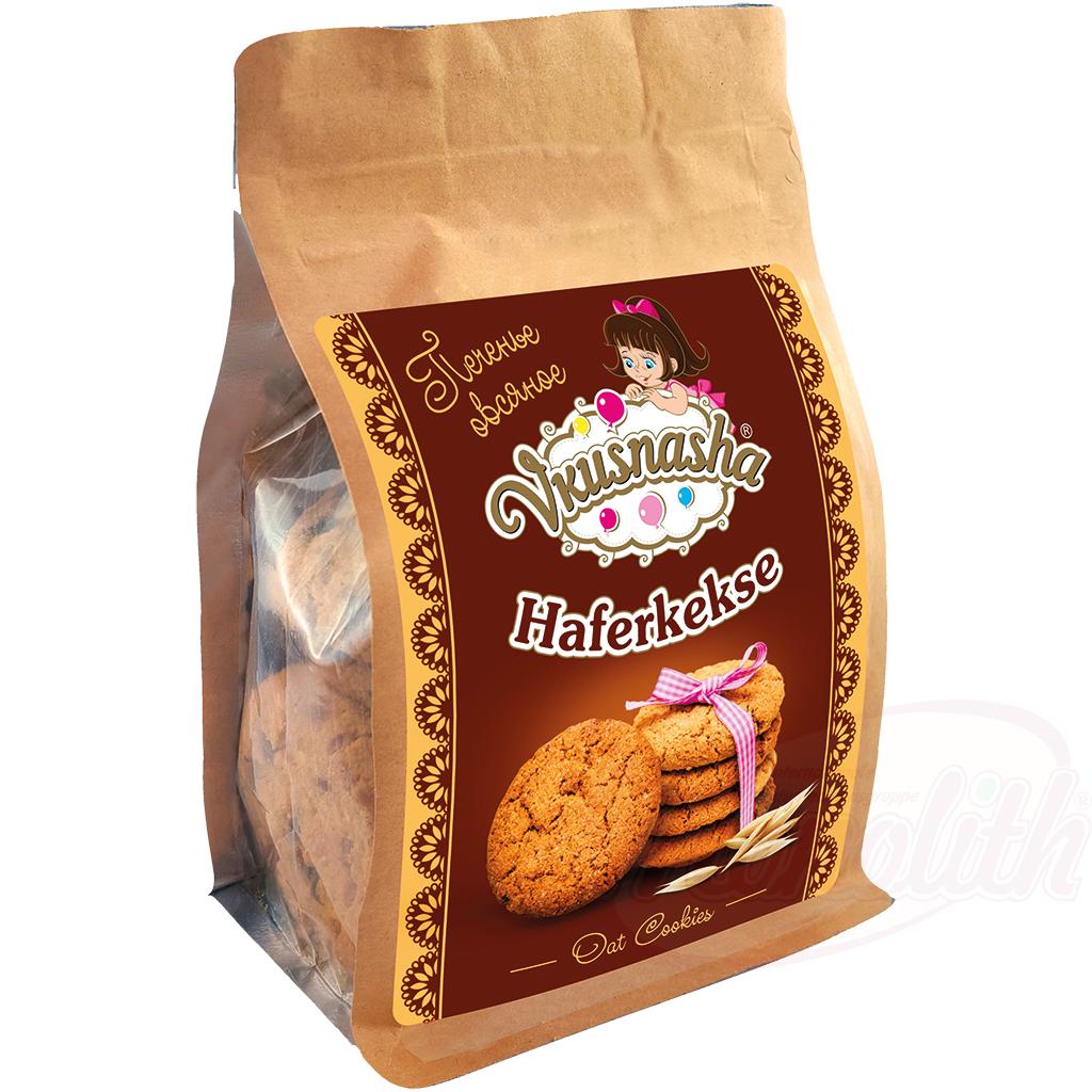 Biscuits d‘avoine "Vkusnasha" 330 g. Печенье овсяное "Вкусняша"