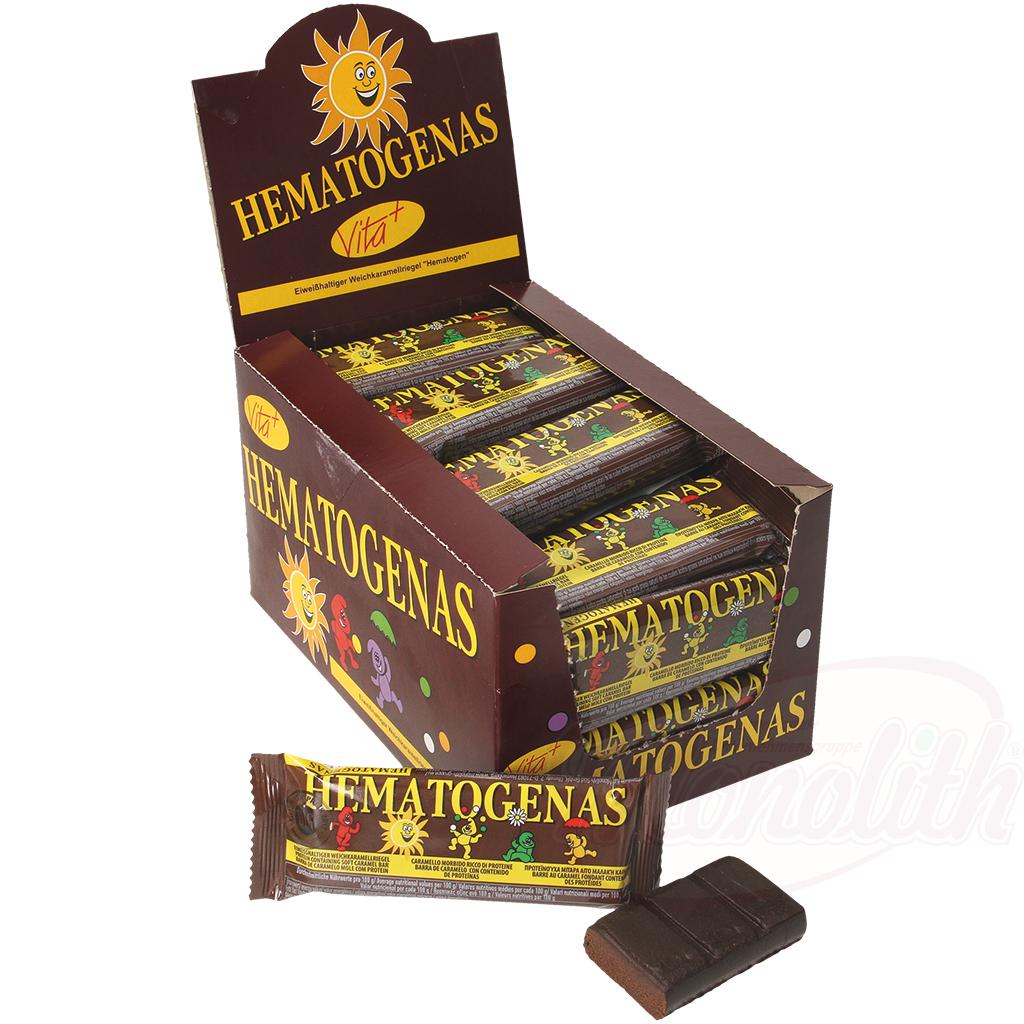 Barre au caramel fondant contenant d’albumin "Hematogen", 50g. Ирисовый ботончик "Гематоген" с добовлением альбумина