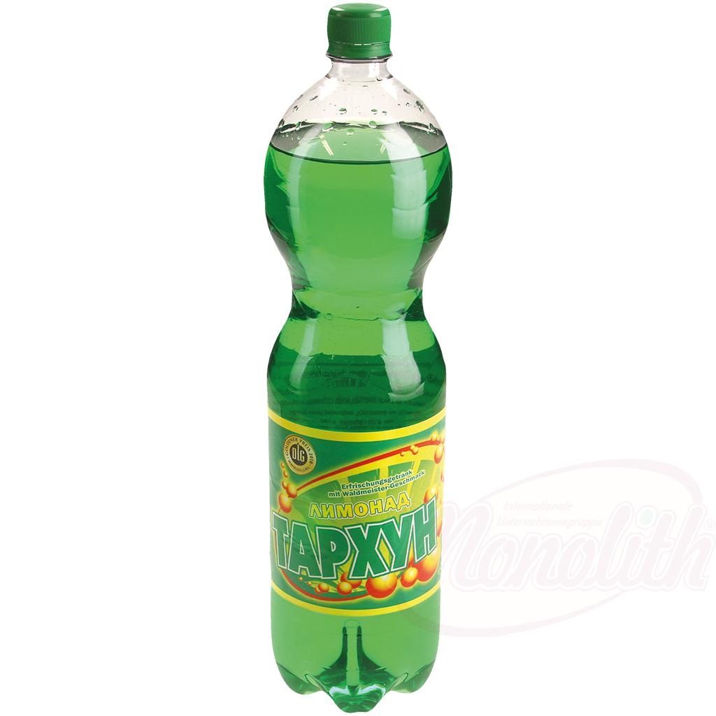 Boisson rafraîchissante à l'estragon, sans alcool, 1,5L. Напиток "Тархун"