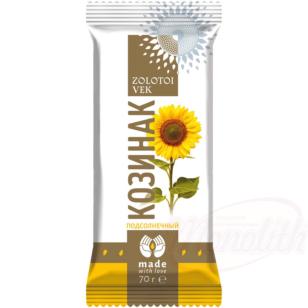Barres graines de tounesol caramelisés, 70g. Козинак подсолнечный