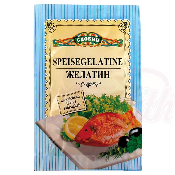 Gélatine en poudre, 20g. Желатин