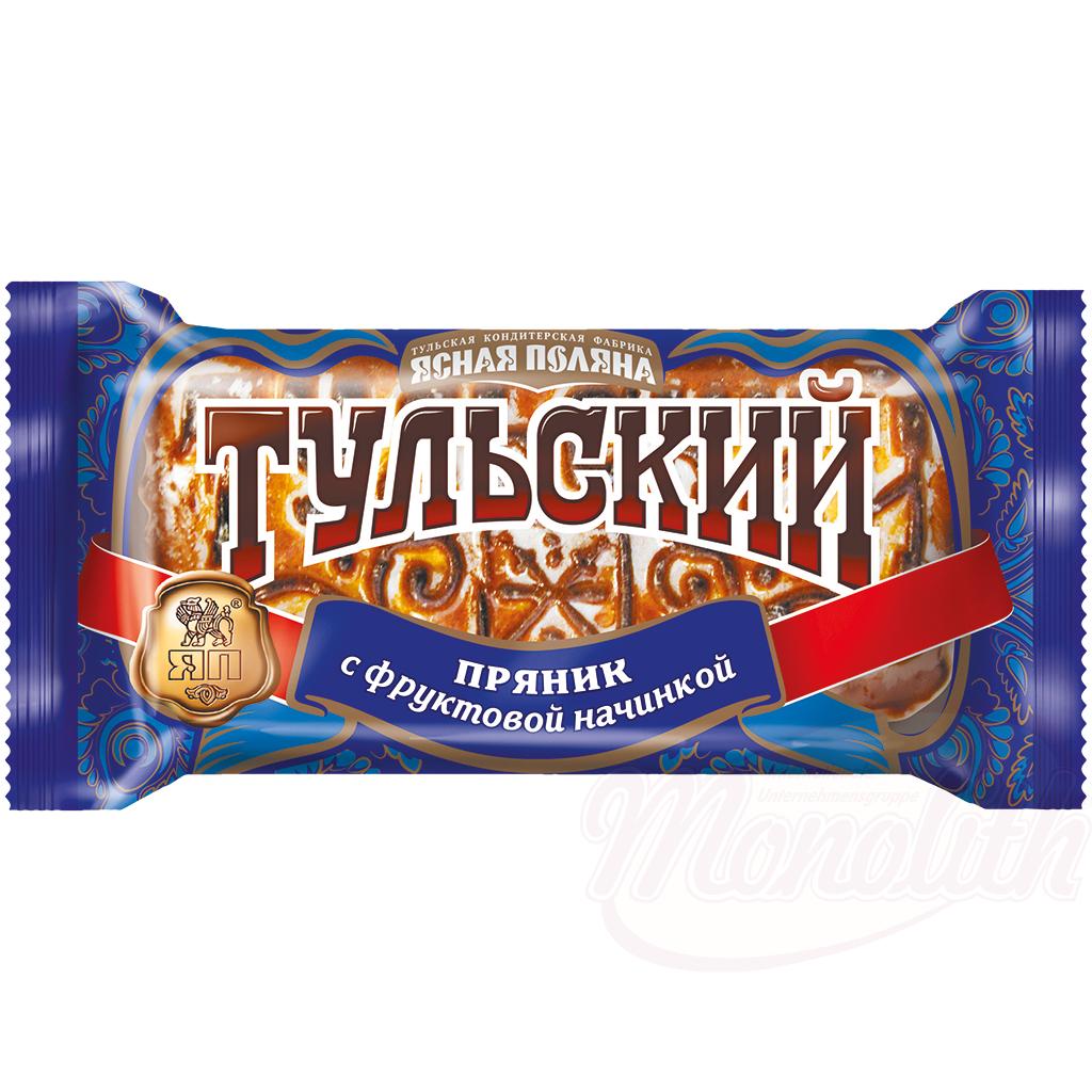 Pain d'épisse "De Toula'" à la compote de pomme, 140g. Тульский пряник с яблочной начинкой