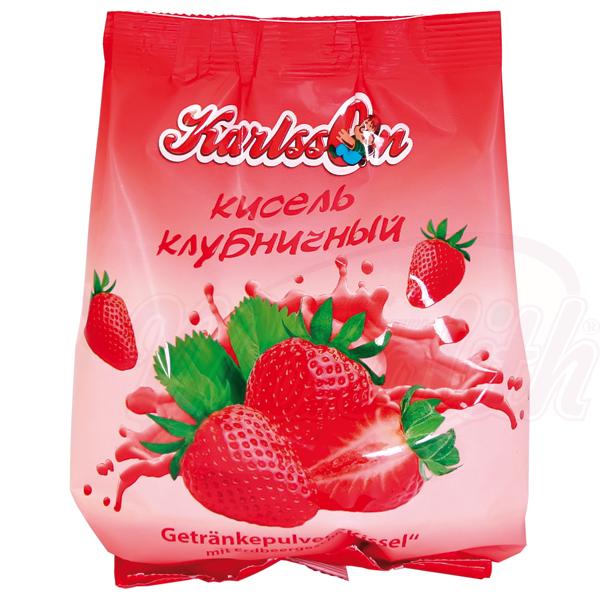 Boisson en poudre "Kissel" à la fraise, 240g. Клубничный кисель, порошок