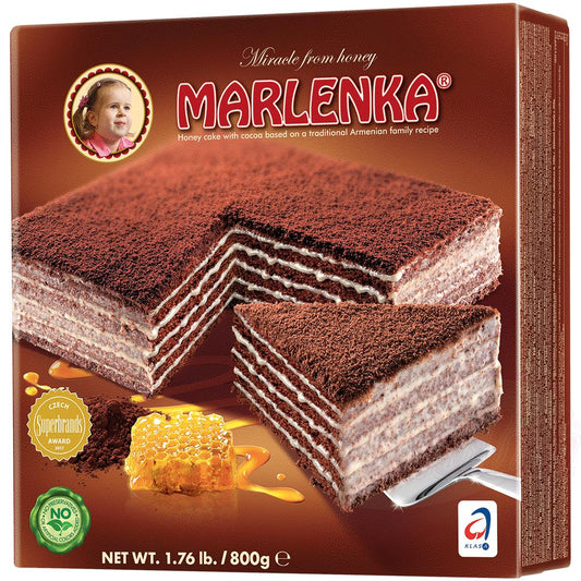 Gateau au chocolat au lait "Marlenka", 800g. Торт шоколадный "Марленка"