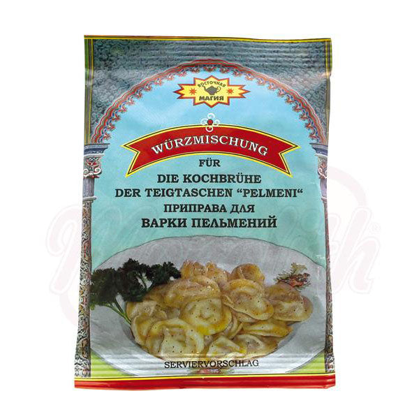 Assaisonnement pour la cuisson de pelménis, 50g. Приправа для варки пельменей