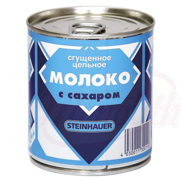 Lait concentré 8% de MG, 397 g, Сгущённое цельное молоко с сахаром, 8% жирности