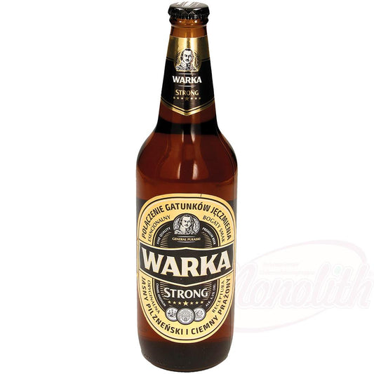 Bière "Warka Strong" 6,3% vol., 0.5L Пиво "Warka Strong"