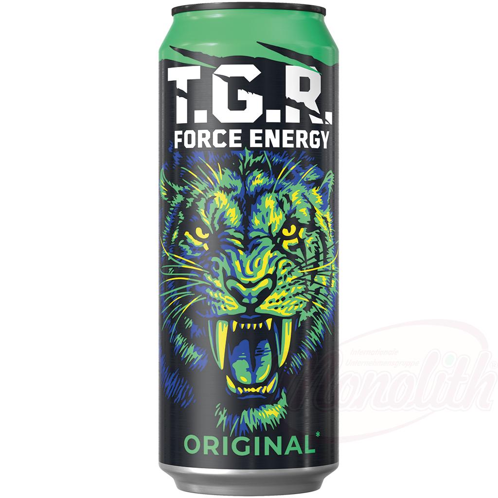 "T.G.R. FORCE ENERGY" Boisson énergisante, gazeuse "T.G.R. FORCE ENERGY" 45cl. Напиток энергетический газированный