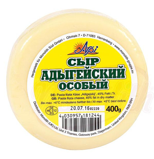 Fromage à pâte filée „Adigejskij" , 45 % de graisse en matière sèche Сыр "Адыгейский особый"