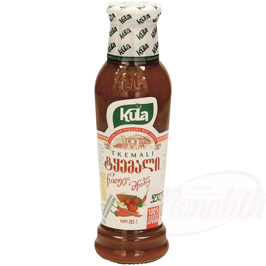 TKEMALI - Sauce aux prunes rouges cerises à la géorgienne, piquante, 365g. ТКЕМАЛИ - соус из красной алычи по-грузински, острый