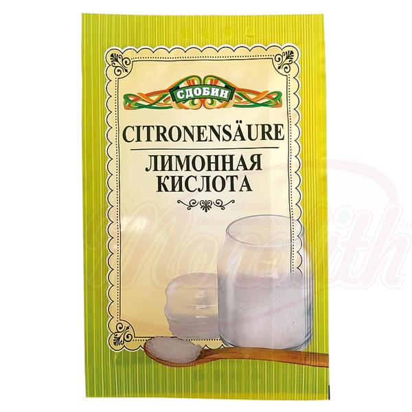 Acide citrique, 20g. Лимонная кислота