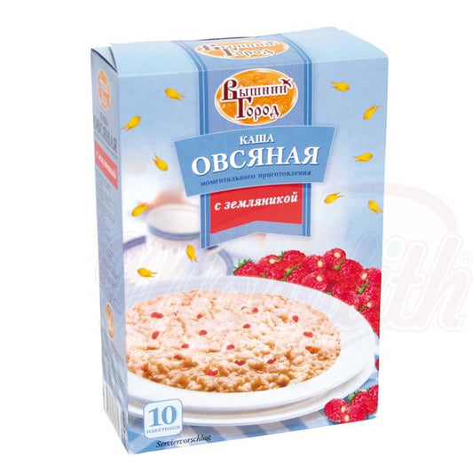 Flocons d'avoine à la fraise des bois, en sachets, 370g. Каша овсяная с земляникой, в пакетиках