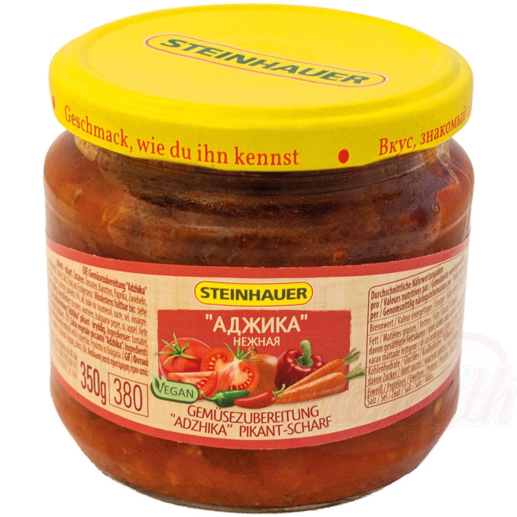 Sauce epicée "Adjika", 350g, Овощная приправа "Аджика" нежная