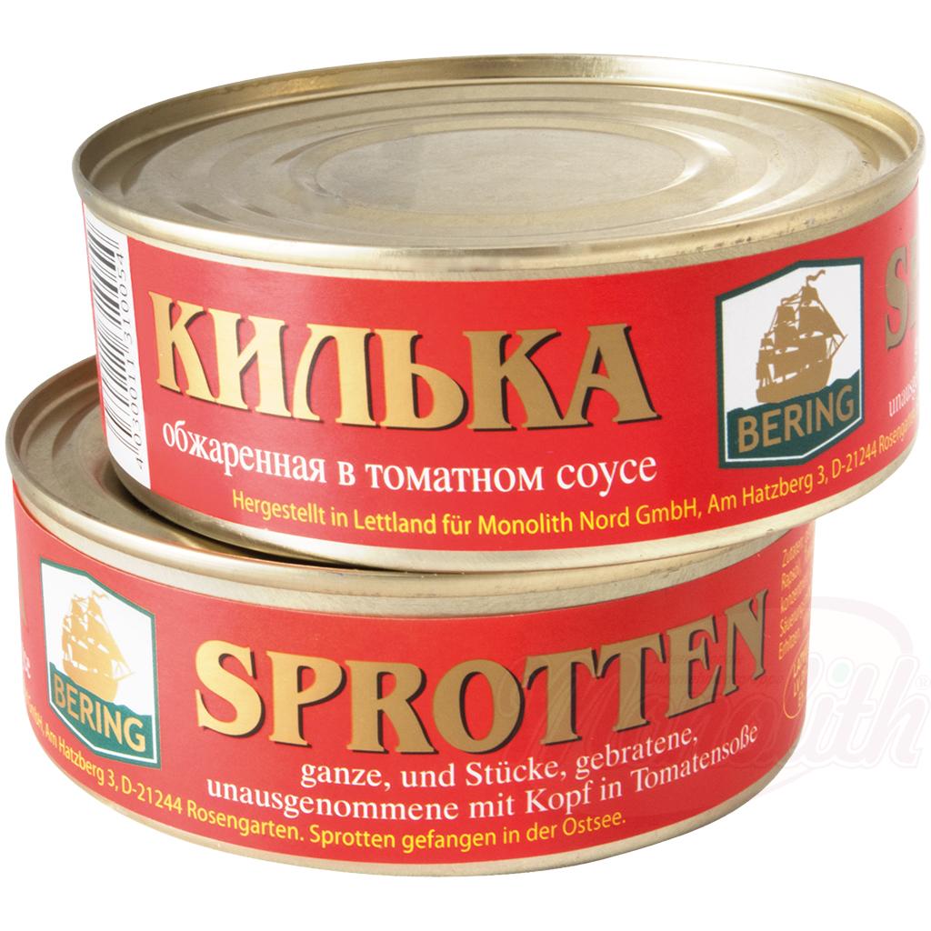 Sprats à la sauce de tomate, 240g, Килька в томатном соусе