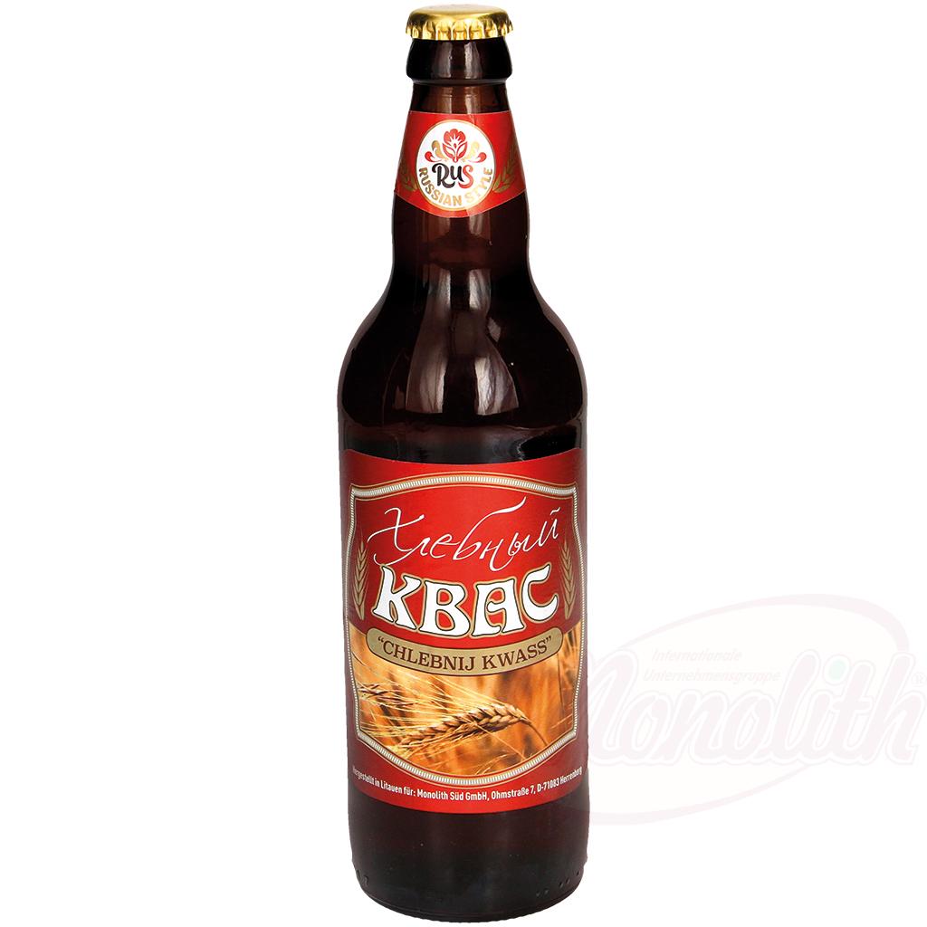 Boisson sans alcool à base de malt "Chlebnij kvas", 0,5L, Хлебный квас