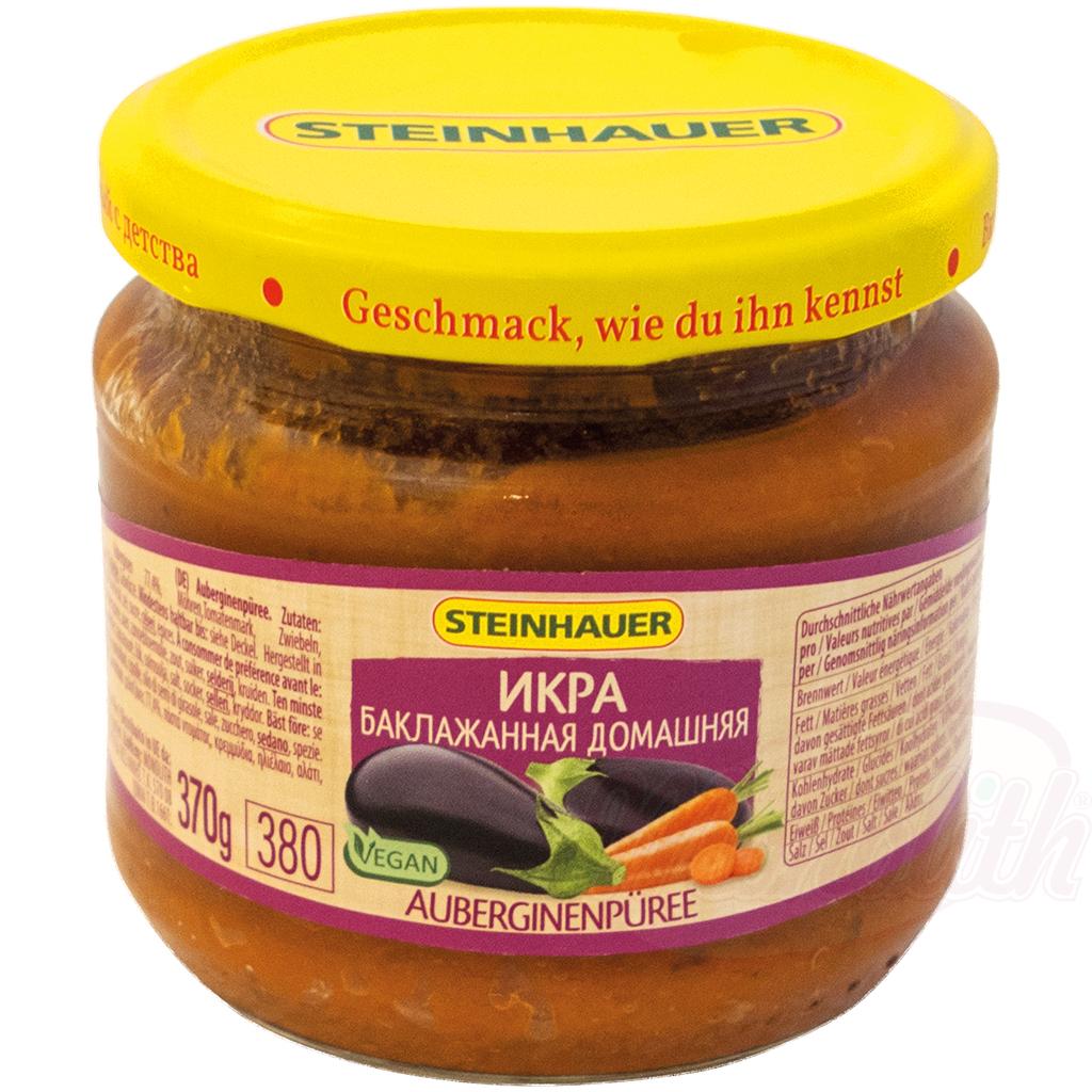 Caviar d'aubergine, 370g, Икра баклажанная домашняя