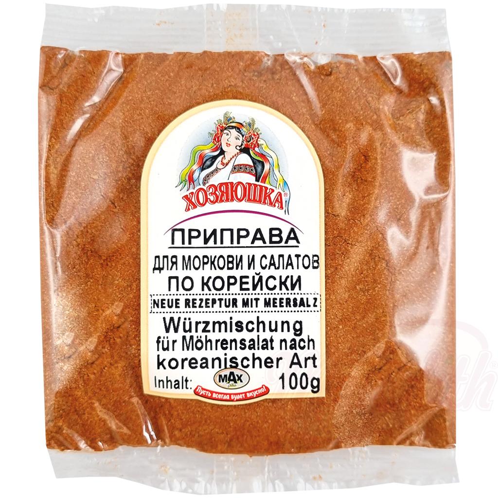 Assaisonnements pour salade Coréene, 100g. Хозяюшка Приправа для моркови и салатов по-корейски