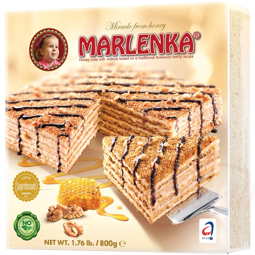 Gateau au miel "Marlenka", 800g, Торт Медовый "Марленка"